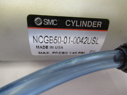 PNEUMATIC AIR SMC JAPAN  NCGB50-01-0042USL CYLINDER AS PICTURED &H2-A-49