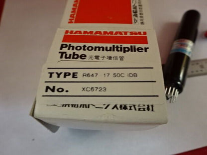 OPTICAL PHOTOMULTIPLIER HAMAMATSU R647 17 50C IDB  AS IS #N9