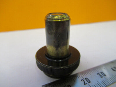 ANTIQUE CARL ZEISS OBJECTIVE  "8" GERMANY MICROSCOPE PART AS PICTURED P9-A-60