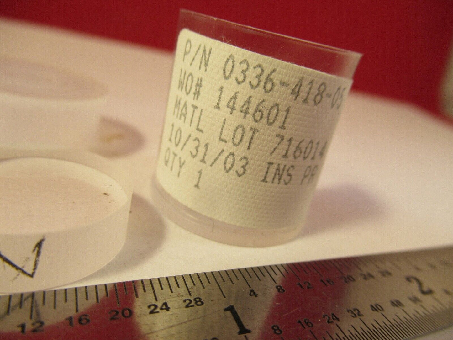 OPTICAL COATED LENS SPECTRA PHYSICS LASER OPTICS AS PICTURED &FT-5-154