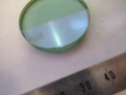 OPTICAL HEAT ABSORBING GLASS FILTER MICROSCOPE PART OPTICS AS PICTURED S1-B-12