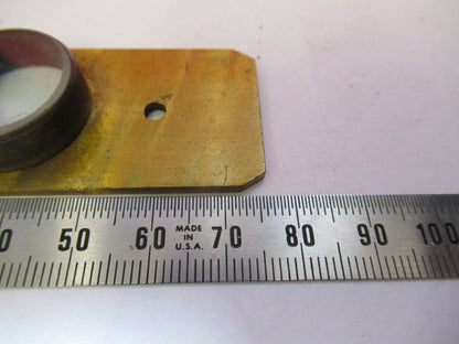 ANTIQUE BRASS COMPRESSORIUM STAGE LONDON MICROSCOPE PART AS PICTURED F8-A-40