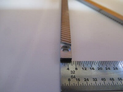 LOT BRASS LINEAR GEARS ANTIQUE MICROSCOPE PART AS PICTURED &1E-C-79
