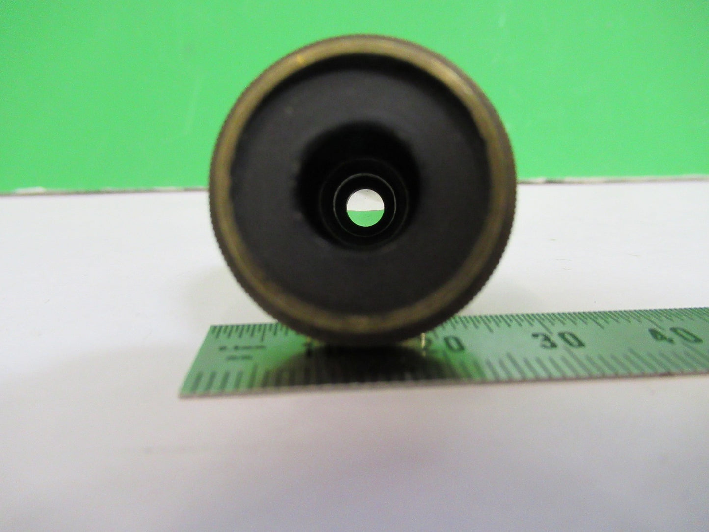 ANTIQUE BRASS OBJECTIVE CARL ZEISS 1900's RARE OPTICS MICROSCOPE PART F3-B-18
