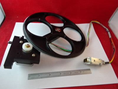 EMPTY OPTICAL MOTORIZED FILTER ALUMINUM WHEEL LASER OPTICS #Q3-A-57