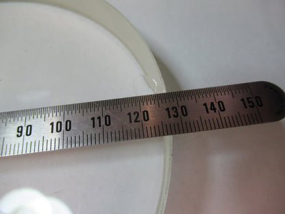 OPTICAL LARGE LENS BK7 GLASS [chipped] OPTICS AS PICTURED G5-A-25