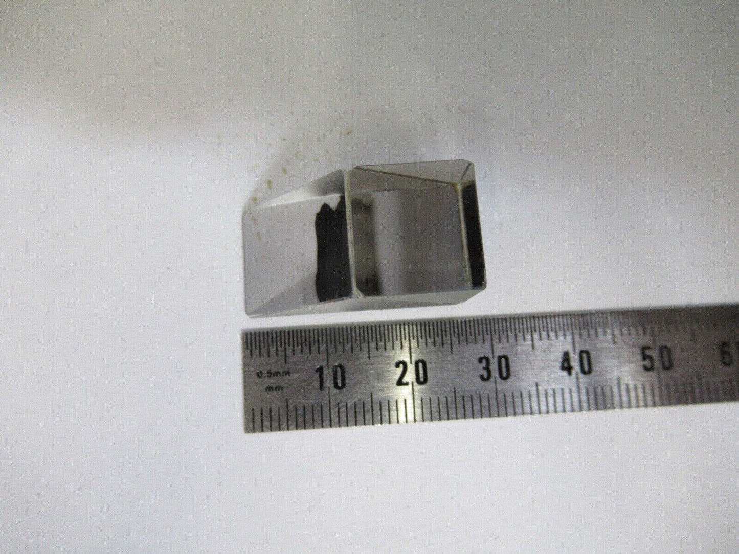 ANTIQUE BAUSCH LOMB GLASS PRISM MICROSCOPE PART AS PIC A5-B-09