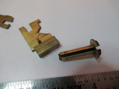 Lot Brass Parts Assorted Microscope Parts