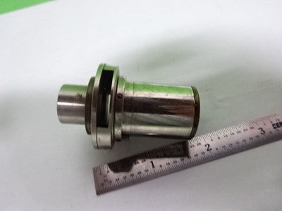 MICROSCOPE PART WITH SLOT FOR SLIDE [dirty cloudy] OPTICS AS IS #AE-30