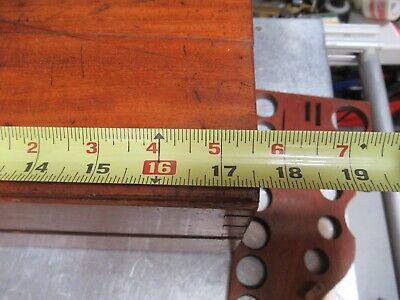 ANTIQUE HENRY CROUCH LONDON EMPTY WOOD BOX 1900"s MICROSCOPE AS PICTURED &TB-5-b