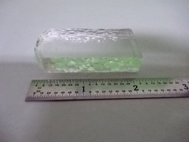 SYNTHETIC QUARTZ CRYSTAL Q FACTOR SLAB GROWTH FREQUENCY CONTROL AS IS #AS-96