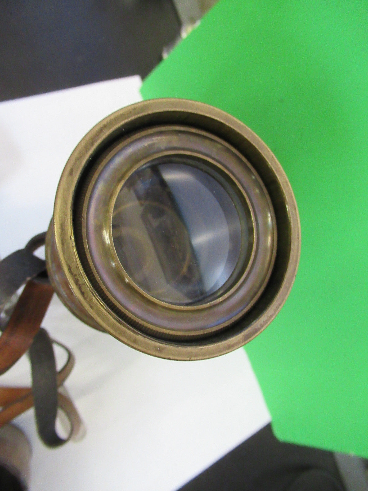 COLLECTABLE ANTIQUE BRASS LONDON TELESCOPE  AS PICTURED &S2-C-22