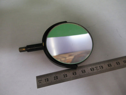 ANTIQUE BAUSCH LOMB MIRROR ASSEMBLY MICROSCOPE PART AS PICTURED T4-A-42