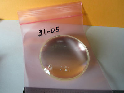 Optical Convex Lens Made with Weird Yellow Tint Glass Laser Optics