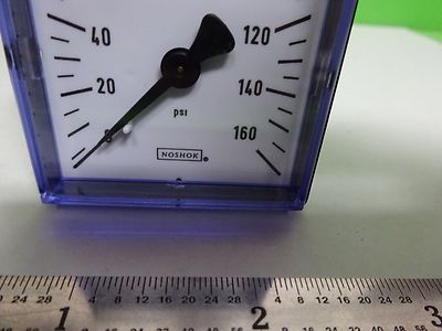 CONTROL SYSTEMS PRESSURE DISPLAY DIAL NOSHOK 160 PSI AS IS BIN#72-83