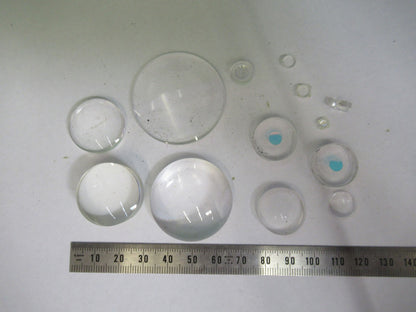 LOT OPTICAL GLASS LENSES ASSORTED LASER OPTICS NICE AS PICTURED U9-A-45