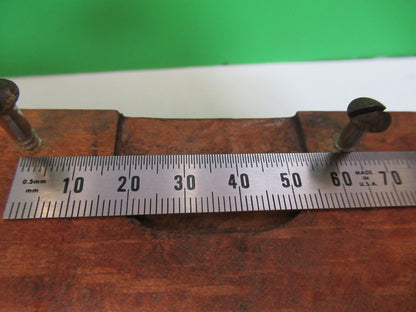 Spencer Lens Co. American Optical Co. Wood Carved for Cabinet Microscope Part