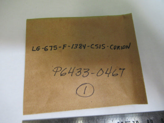 Optical Lens Corion Filter Optics
