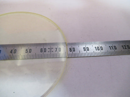 OPTICAL FLAT SPECIAL YELLOW TINT GLASS WINDOW OPTICS S4-B-61