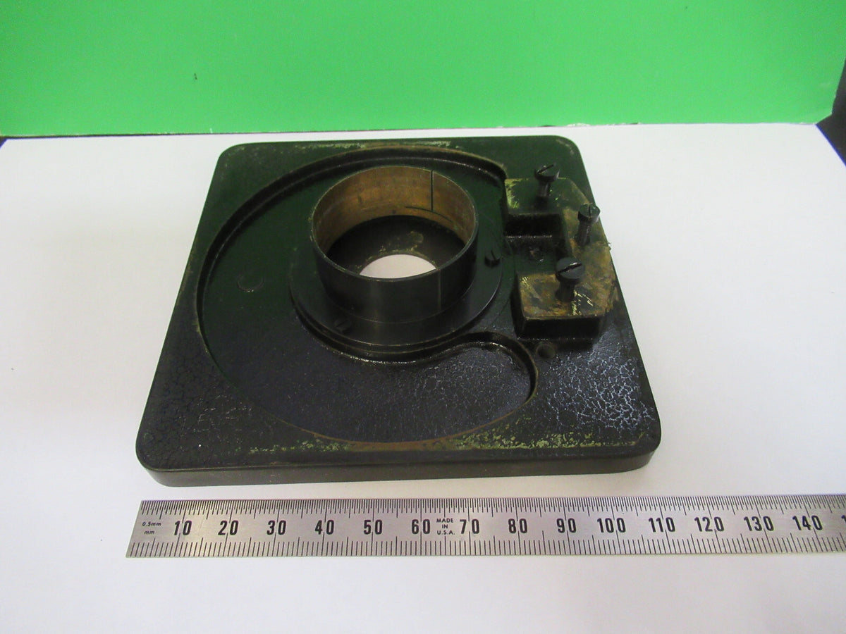 Antique Ernst Leitz Wetzlar Stage Table Microscope Part