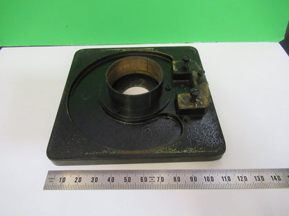 Antique Ernst Leitz Wetzlar Stage Table Microscope Part