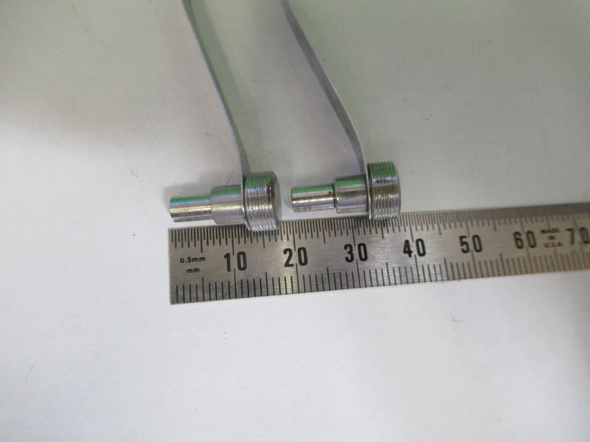 BAUSCH LOMB  PAIR CLIPS STAGE MICROSCOPE PART AS PICTURED #S9-B-67