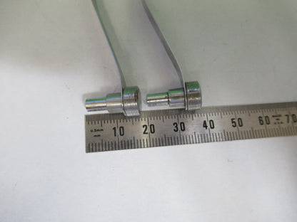 BAUSCH LOMB  PAIR CLIPS STAGE MICROSCOPE PART AS PICTURED #S9-B-67