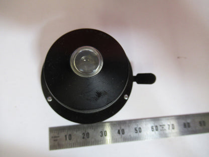 BAUSCH LOMB CONDENSER + IRIS OPTICS ANTIQUE MICROSCOPE PART AS PICTURED F8-C-22