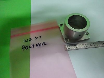 MICROSCOPE PART POLYVAR REICHERT LEICA CAMERA ATTACHMENT OPTICS AS IS BIN#W3-04