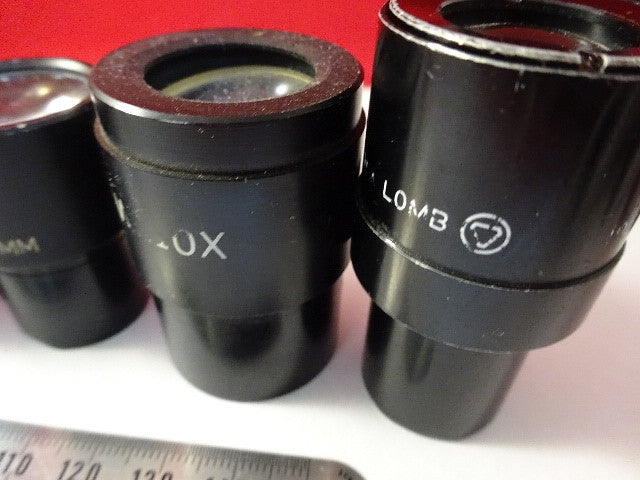 FÜR TEILE LOS 7 EA OKULARE LEITZ + AO MIKROSKOPTEIL OPTIK WIE BESEHEN &amp;U7-B-41