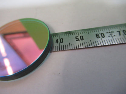 OPTICAL WEIRD NEUTRAL DENSITY MIL SPEC LASER OPTICS FILTER AS PICTURED 80-B-31