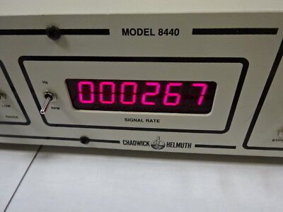 CHADWICK HELMUTH STROBEX 8440 VELOCITY ACCELEROMETER CALIBRATION STROBE #TA-3