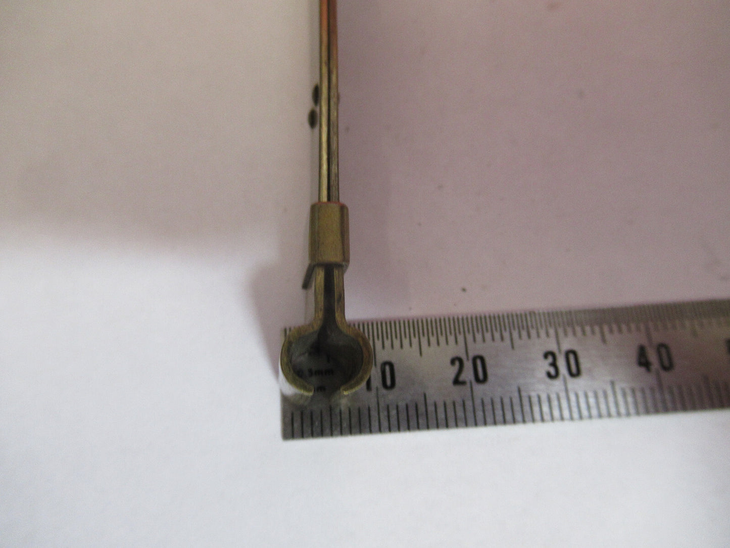 Antique Brass UK Beck Metal Holder Microscope Part