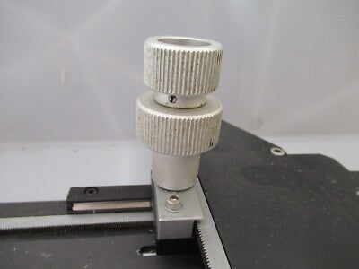 LEITZ GERMANY STAGE SPECIMEN TABLE X-Y MICROSCOPE PART AS PICTURED &TD-1-FD