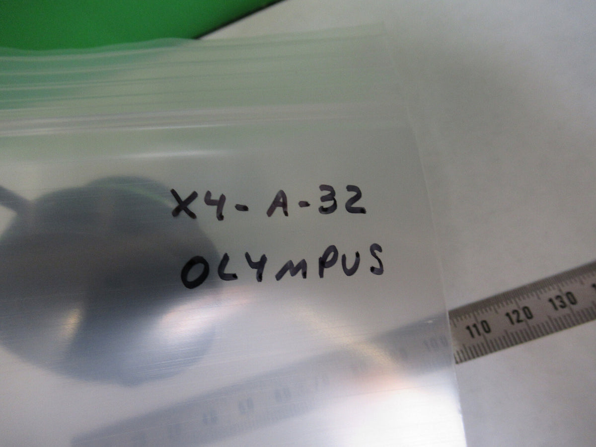 OLYMPUS JAPAN CONDENSER + IRIS OPTICS MICROSCOPE PART AS PICTURED X4-A-32