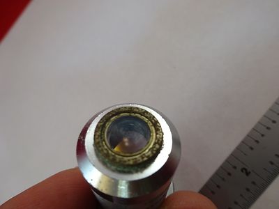 MICROSCOPE PART OBJECTIVE PL 16X [rusty] LEITZ GERMANY OPTICS AS IS BIN#R2-C-04