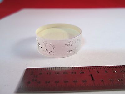 OPTICAL COATED FILTER WINDOW 1" x 3/8" HR@1.06N  LASER OPTICS BIN#5M-05