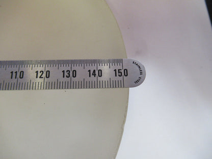 OPTICS HUGE PREFORM GLASS THICK & HEAVY 6" DIAMETER OPTICAL AS PICTURED T1-A-19