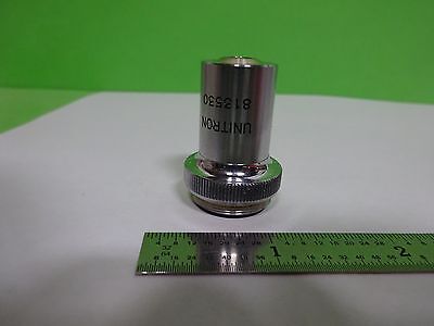 MIKROSKOPTEIL OBJEKTIV UNITRON M10 OPTIK WIE BESEHEN #Y3-11
