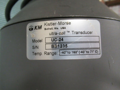 KISTLER MORSE ULTRASONIC SILO ULTRACELL UC-24  kHz WORKS OK AS PICTURED &TC-3