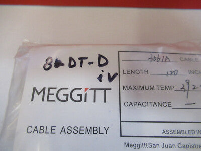 ENDEVCO CABLE 3061A 10-32 MICRODOT for ACCELEROMETER SENSOR AS PICTURED #8-DT-D