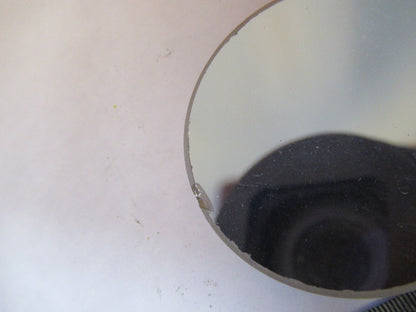 CONCAVE MIRROR OPTICAL chipped edge AS PICTURED X6-A-06