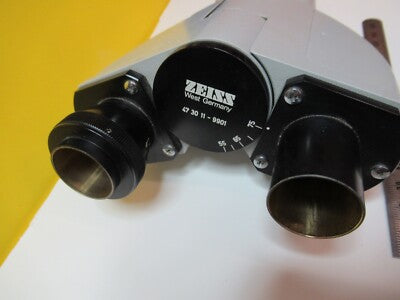 ZEISS GERMANY BINOCULAR HEAD OPTICS MICROSCOPE PART AS PICTURED &14-C-17