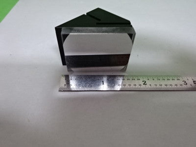 MICROSCOPE PART POLYVAR REICHERT LEICA MOUNTED MIRROR OPTICS AS IS BIN#8M-D-06