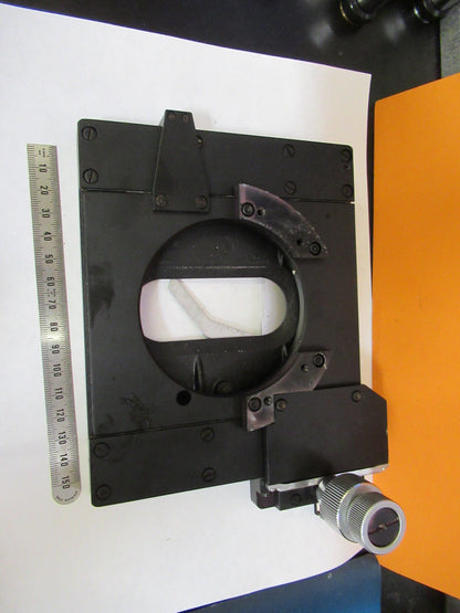 WILD HEERBRUGG SWISS M20E XY STAGE TABLE MICROSCOPE PART AS PICTURED Y3-A-34