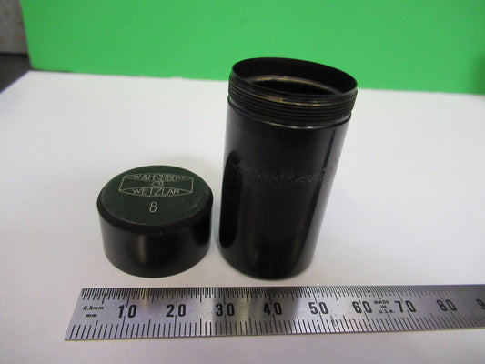 SEIBERT WETZLAR BRASS EMPTY CAN OBJECTIVE MICROSCOPE PART AS PICTURED U9-A-01