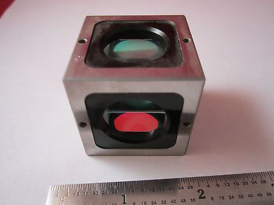 OPTICAL INTERFEROMETER HP 10702A BEAM SPLITTER CUBE LASER OPTICS BIN#1