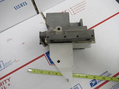 LEICA DMR GERMANY STAGE MICROMETER HOLDER MICROSCOPE PART AS PICTURED #FT-3-09