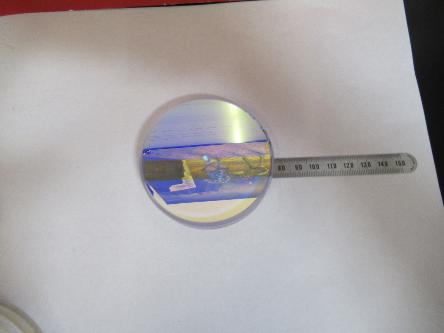 Optical Flat Fused silica Holed Laser Optics Dichroic Coated
