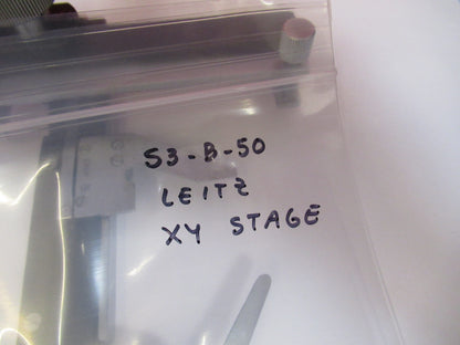 Ernst Leitz Wetzlar Germany Xy Stage Clips Microscope Part